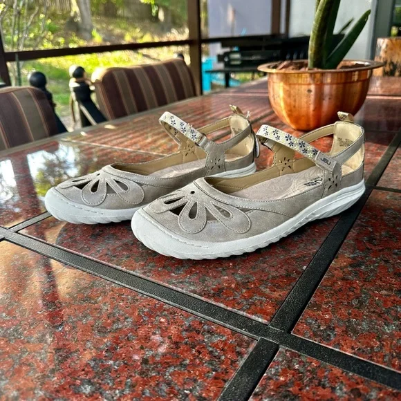 JBU by Jambu Hibiscus Casual Mary Jane Floral orthopedic comfort - Picture 2 of 12